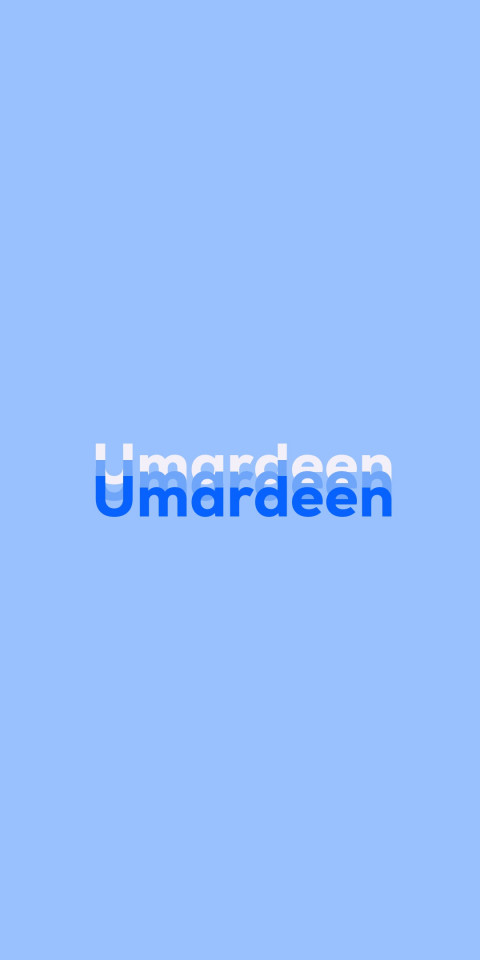 Free photo of Name DP: Umardeen