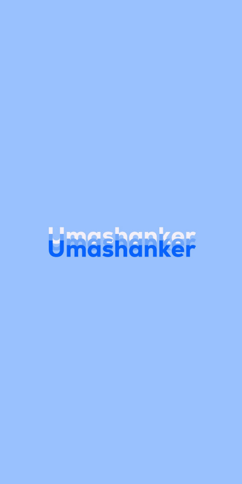 Free photo of Name DP: Umashanker