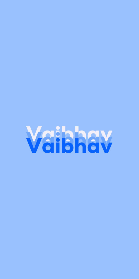 Free photo of Name DP: Vaibhav