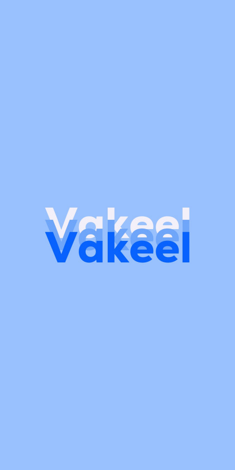 Free photo of Name DP: Vakeel