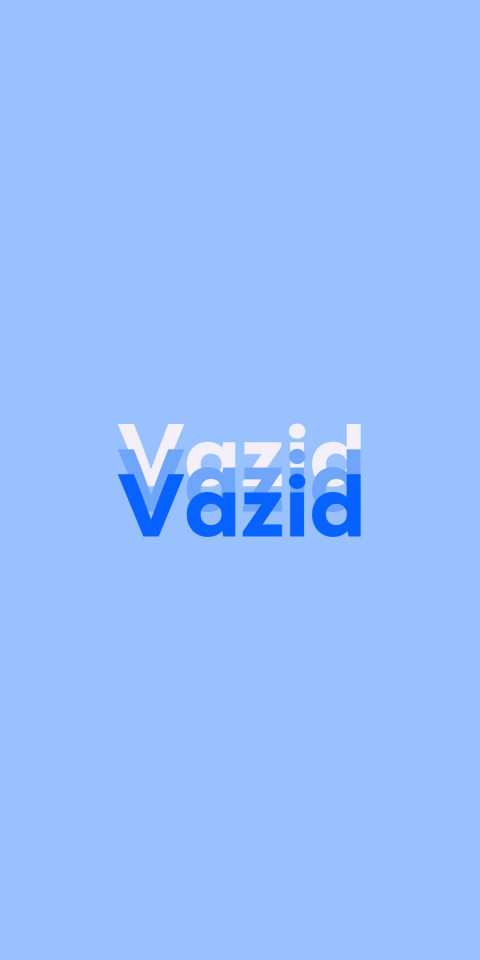 Free photo of Name DP: Vazid