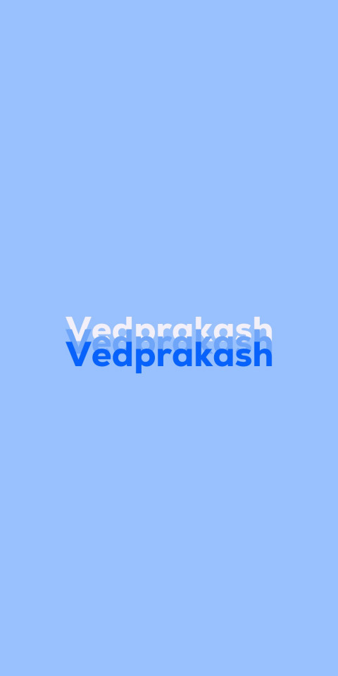 Free photo of Name DP: Vedprakash