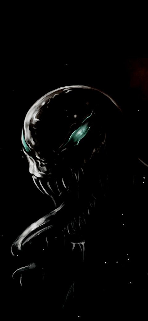 Free photo of Venom Superheroes Movies Amoled Wallpaper with Darkness, Fictional character & Illustration