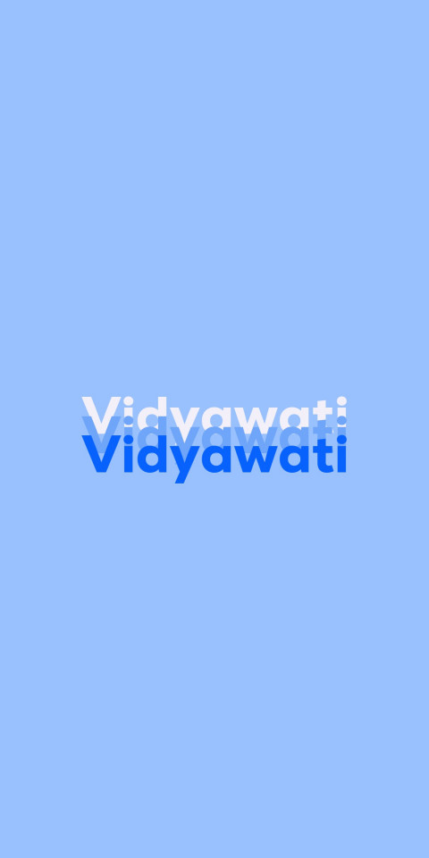 Free photo of Name DP: Vidyawati