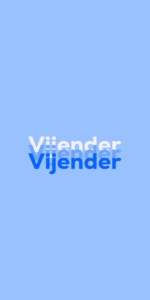 Free photo of Name DP: Vijender
