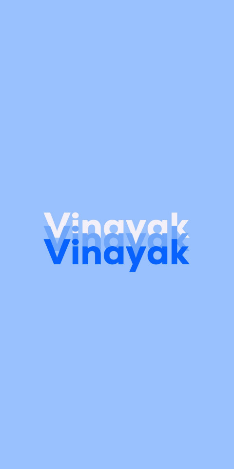 Free photo of Name DP: Vinayak