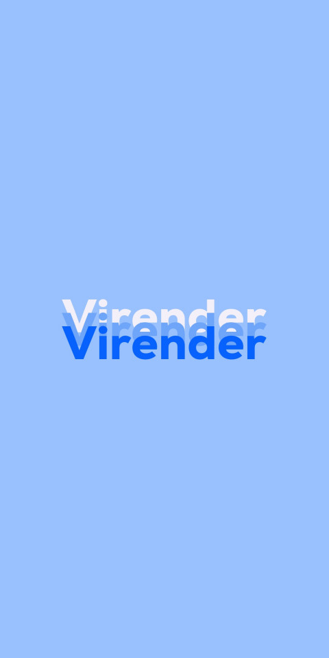 Free photo of Name DP: Virender