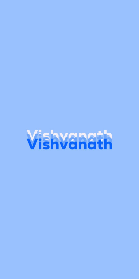 Free photo of Name DP: Vishvanath