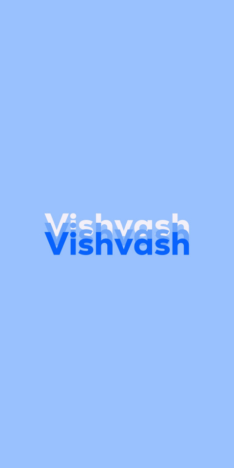 Free photo of Name DP: Vishvash