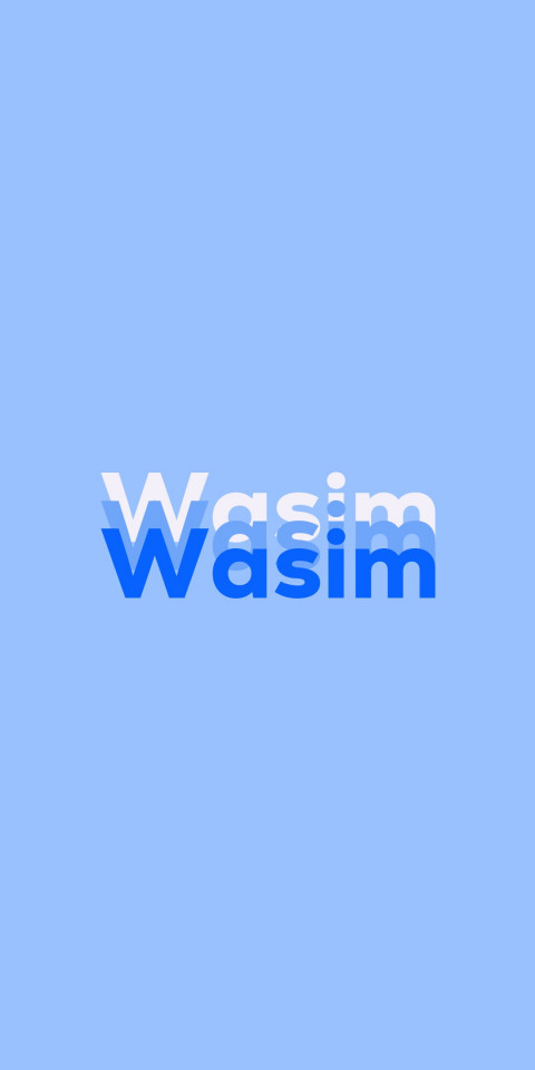 Free photo of Name DP: Wasim