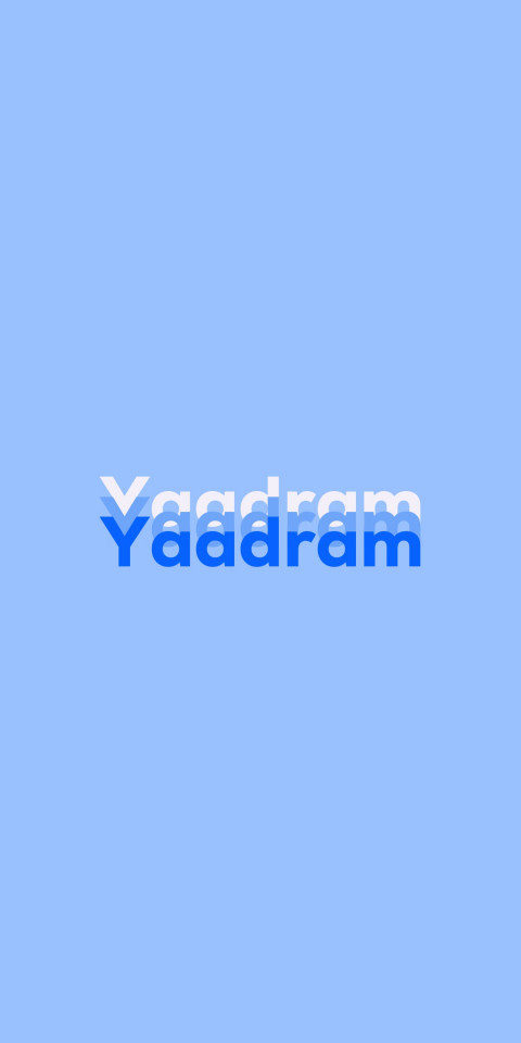 Free photo of Name DP: Yaadram