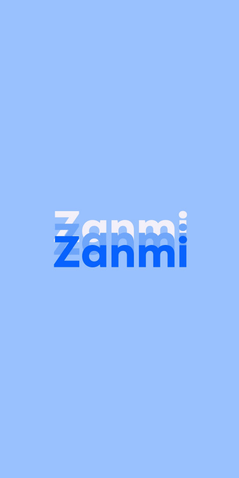 Free photo of Name DP: Zanmi