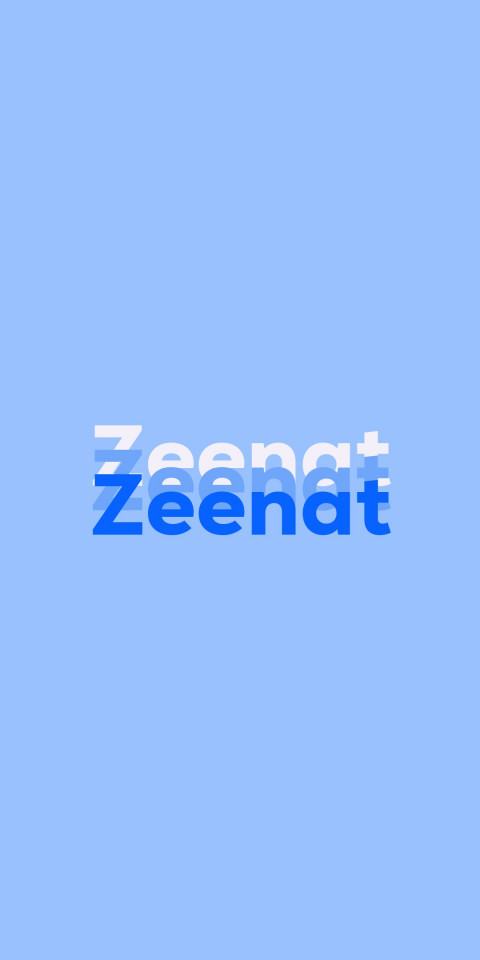 Free photo of Name DP: Zeenat