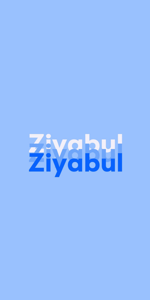 Free photo of Name DP: Ziyabul