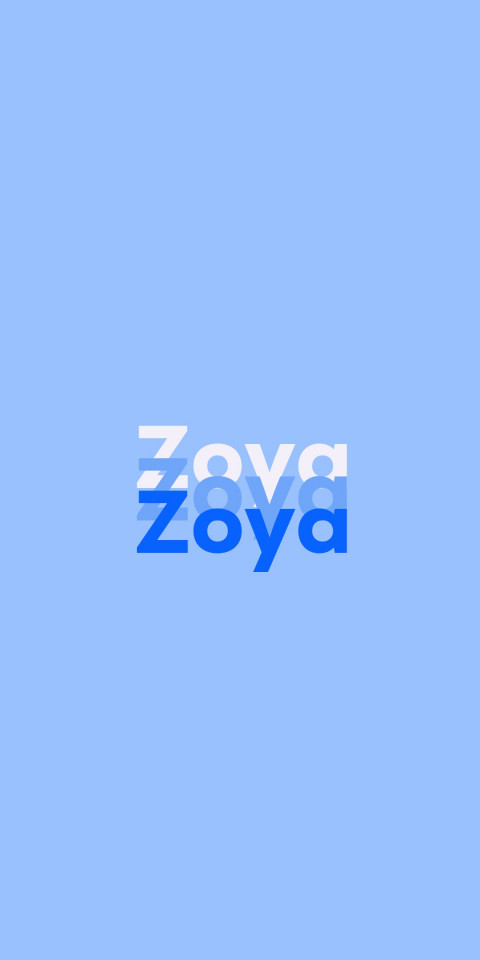 Free photo of Name DP: Zoya