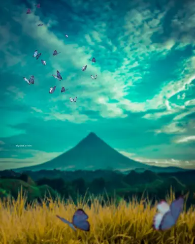 CB Editing Background (with Mountain and Nature)