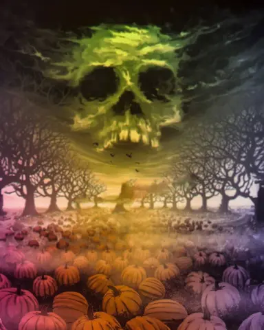 CB Editing Background (with Skull and Horror)