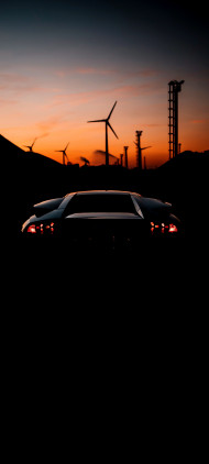 4K Amoled Wallpaper with Automotive design Vehicle & Sky