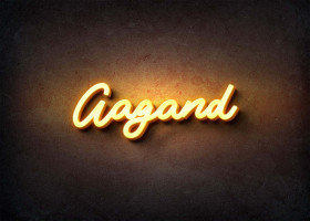 Glow Name Profile Picture for Aagand