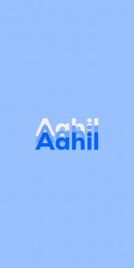 Name DP: Aahil