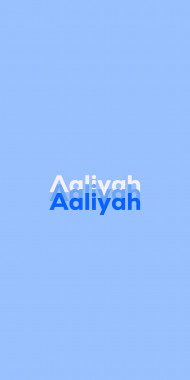 Name DP: Aaliyah