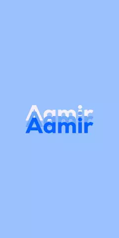 Aamir Name Wallpaper