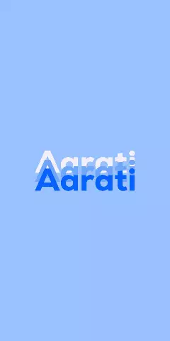 Name DP: Aarati