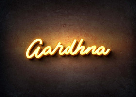 Glow Name Profile Picture for Aardhna