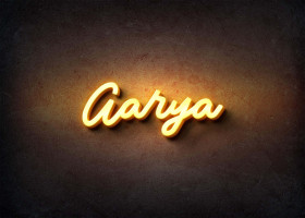 Glow Name Profile Picture for Aarya