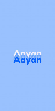Name DP: Aayan