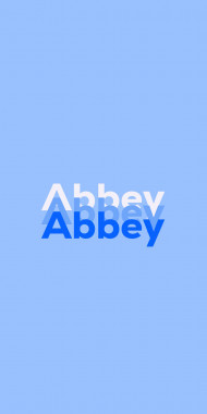 Name DP: Abbey