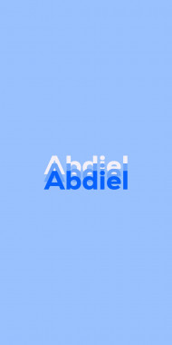 Name DP: Abdiel