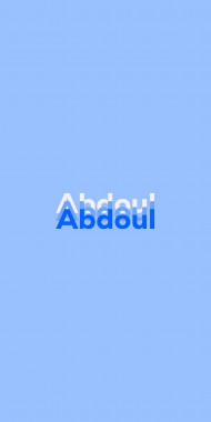 Name DP: Abdoul