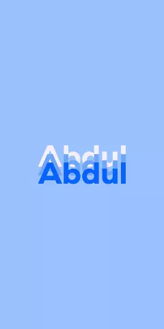 Name DP: Abdul