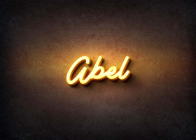 Glow Name Profile Picture for Abel