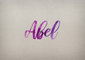Abel Watercolor Name DP