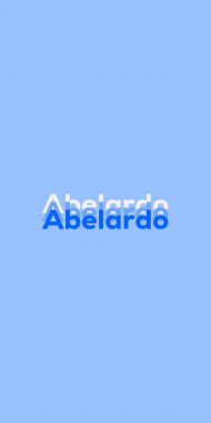 Name DP: Abelardo