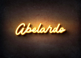 Glow Name Profile Picture for Abelardo