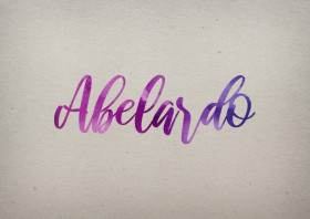 Abelardo Watercolor Name DP