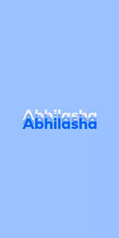 Name DP: Abhilasha