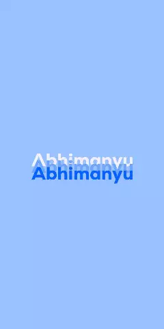 Name DP: Abhimanyu