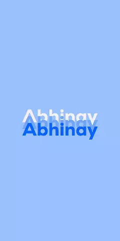Name DP: Abhinay