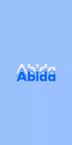 Name DP: Abida