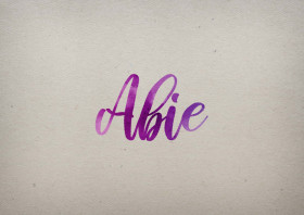 Abie Watercolor Name DP