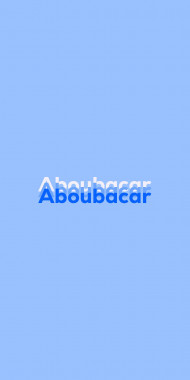 Name DP: Aboubacar