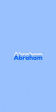 Name DP: Abraham
