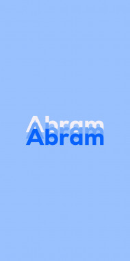 Name DP: Abram