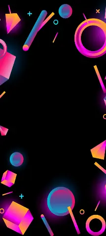 Abstract Patterns Amoled Wallpaper with Graphic design, Light & Neon