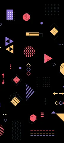 Abstract Patterns Amoled Wallpaper with Pattern, Font & Graphic design