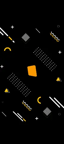 Abstract Patterns Amoled Wallpaper with Yellow, Colorfulness & Pattern
